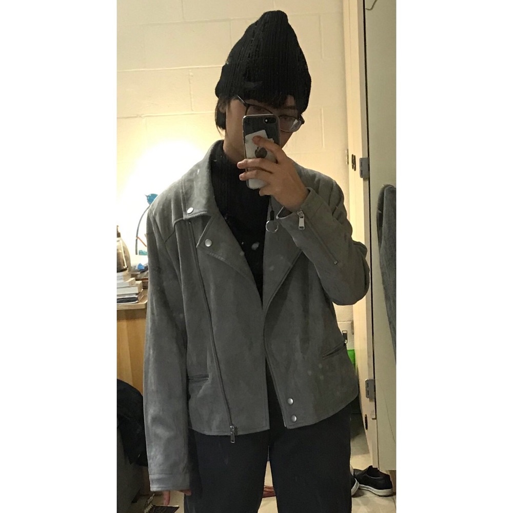 NWOT Cotton:on Faux Suede Moto/Biker Jacket